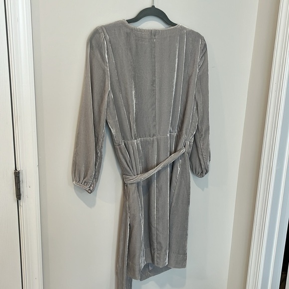 J Crew Velvet Wrap Mini Dress NWT Size 8P - Picture 5 of 7